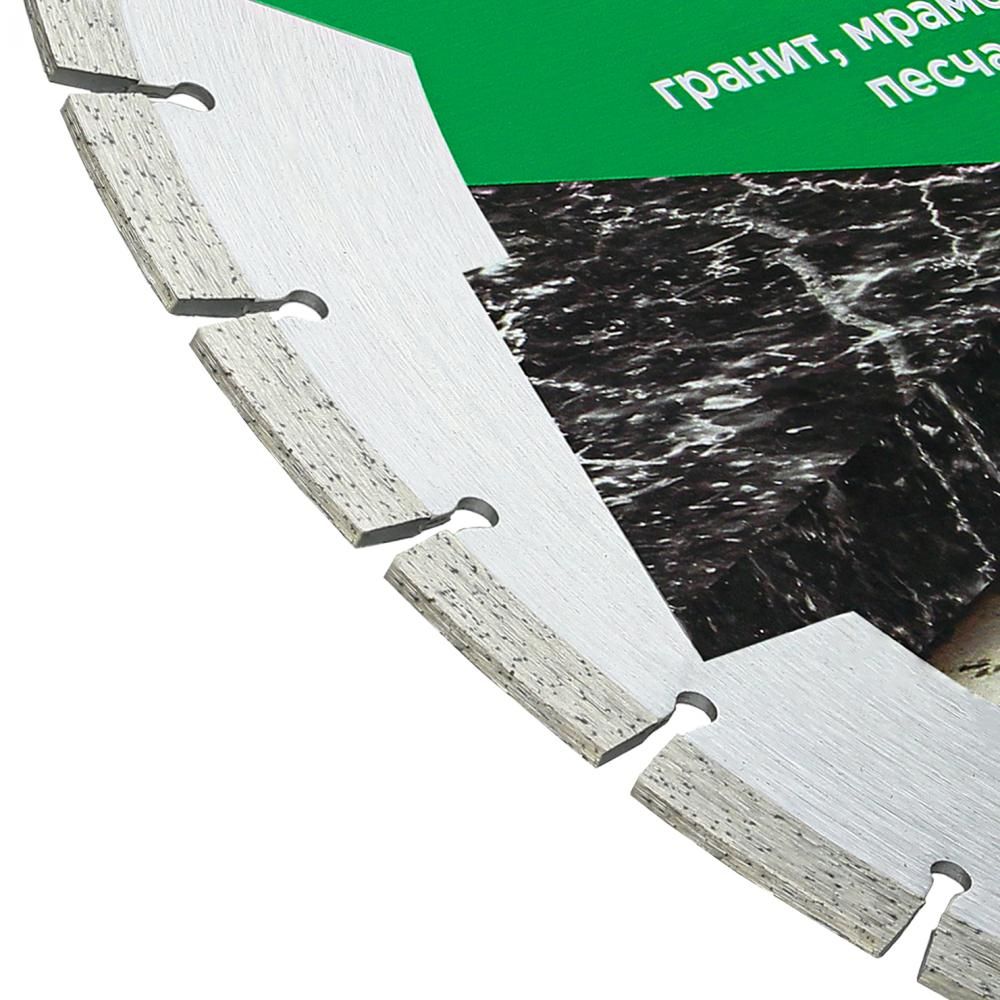 Диск алмазный сегментный по камню Kronger 350x3,2/2,2x12x25,4-25 F4 Stone - изображение 3