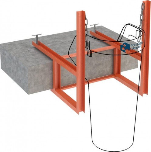 Кронштейн балконный POLIMER GROUP для мусоропровода MTS3