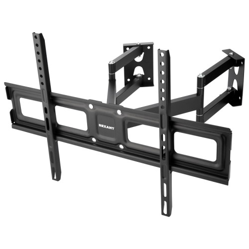 Кронштейн для телевизора REXANT 38-0371 37"-70", наклонно-поворотный, два двойных колена