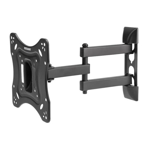 Кронштейн для телевизора REXANT 38-0070 17"-42", наклонно-поворотный, 2 колена