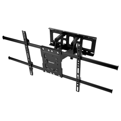 Кронштейн для телевизора REXANT 38-0384 37"-85", наклонно-поворотный, двойное колено