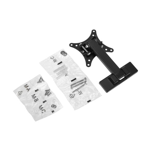 Кронштейн для телевизора REXANT 38-0053-1 13"-27", наклонно-поворотный, 1 колено - изображение 4