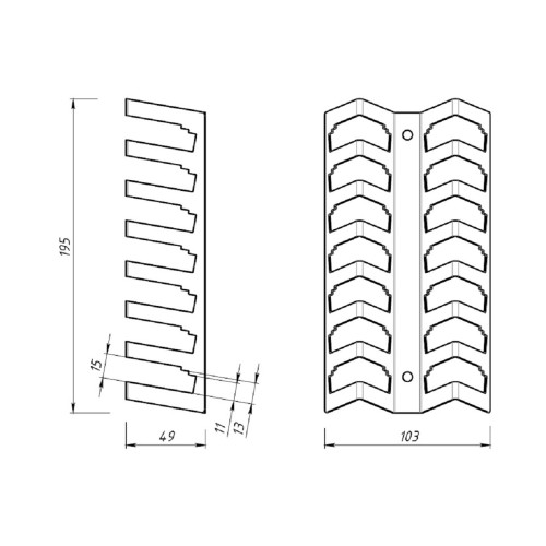 Кронштейн EMBODIMENT EMB-DH-W-B для хранения дисков, настенный, черный - изображение 5