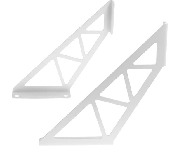 Кронштейн EMBODIMENT EMB-SHF-W-W для крепления полок, настенный, белый - изображение 4