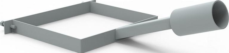 Кронштейн GAUSS D60 для уличных светильников на столб 430х260х130 903265403