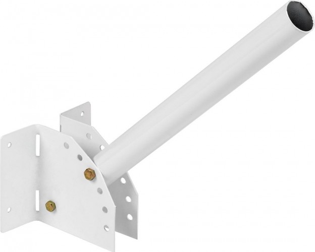 Кронштейн IEK КР-4 D=48мм L=500мм настенный регулируемый угол белый LDKU0D-CR-48-0500-33-K01