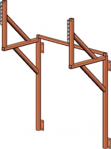 Кронштейн к лесам и фасадам POLIMER GROUP для мусоропровода MTS4 - изображение 2