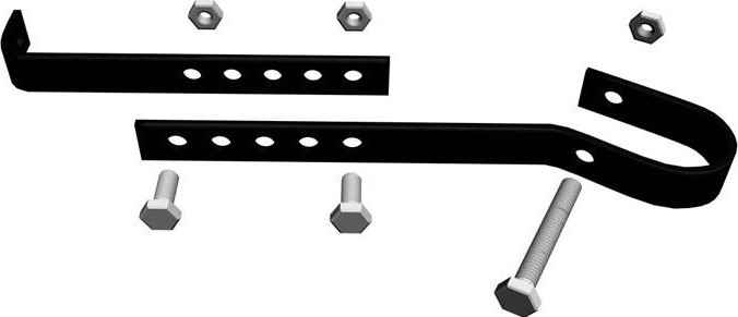 Кронштейн крепления лесов регулируемый РИНСТРОЙ (40-60 см) под D-42/48 мм удлиненный 109020