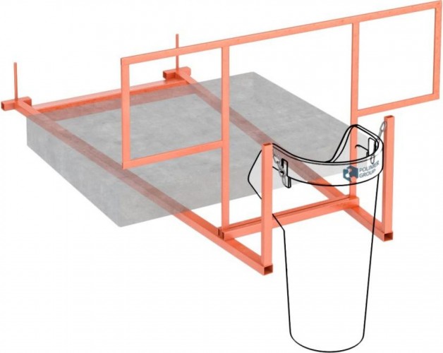 Кронштейн крышевой POLIMER GROUP для мусоропровода MTS5