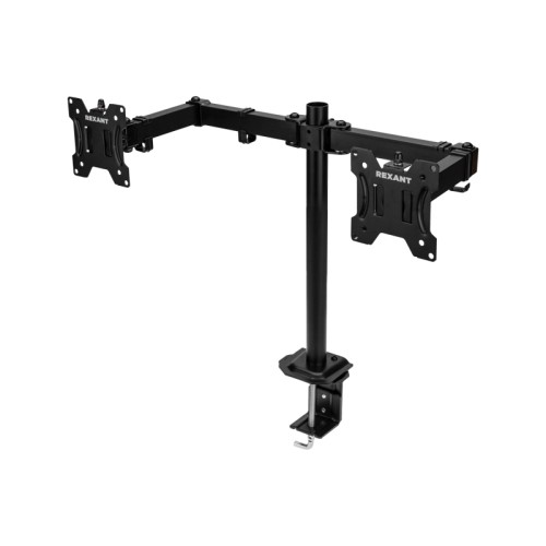 Кронштейн REXANT 38-0356 для двух мониторов 13"-32", одно колено настольный