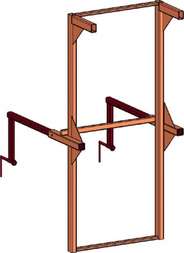 Кронштейн стеновой/оконный POLIMER GROUP для мусоропровода MTS6 - изображение 2