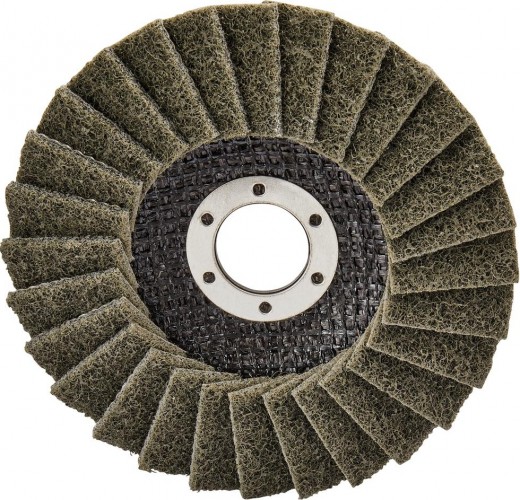 Круг лепестковый абразивный MAKITA 125x22,23 мм, полировочный, угловой (мелкий) B-40820 - изображение 2