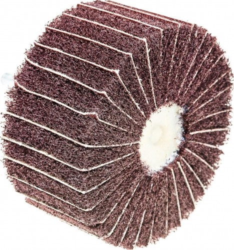 Круг лепестковый ПРАКТИКА 80х40мм, комбинированный, хвостовик 6 мм с оправкой 649-158