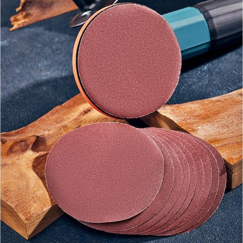 Круг шлифовальный на липучке REXANT P320 без отверстий, 125 мм, 10 шт. 91-1152 - изображение 2