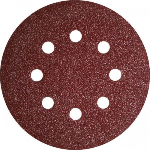 Круг шлифовальный на липучке ПРАКТИКА 125 мм P 40 8 отверстий, (5шт.) 031-488 - изображение 2