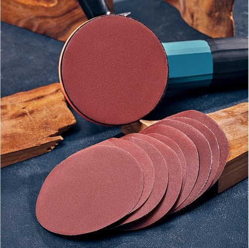 Круг шлифовальный на липучке REXANT P240 без отверстий, 125 мм, 10 шт. 91-1151 - изображение 2