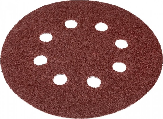 Круг шлифовальный на липучке Sturm 9010-1258-100 125мм, p100, 8 отв., 5 штук. - изображение 4