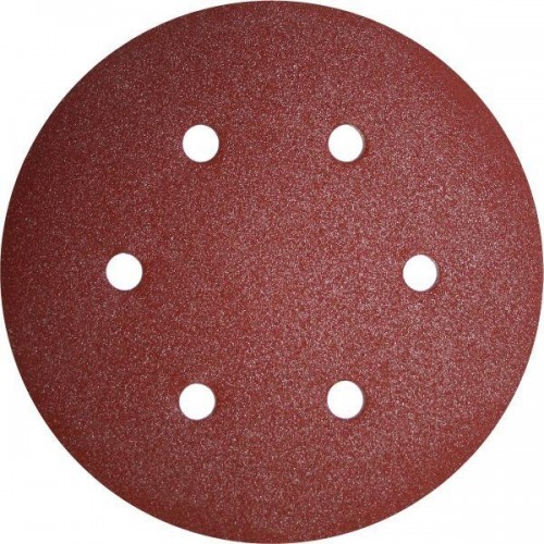 Круг шлифовальный на липучке ПРАКТИКА 150 мм P120 6 отверстий, (5шт.) 031-587 - изображение 2