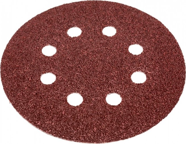 Круг шлифовальный на липучке Sturm 9010-1258-060 125мм, p60, 8 отв., 5 штук. - изображение 3