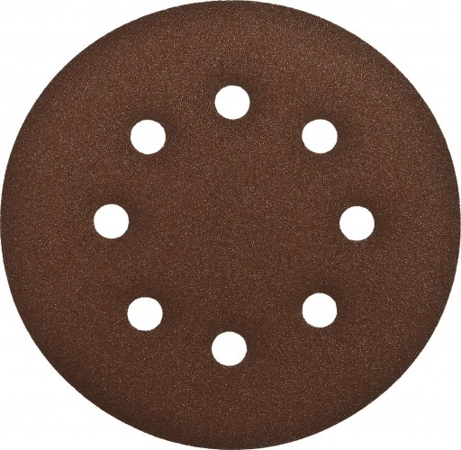 Круг шлифовальный на липучке ЗУБР СТАНДАРТ 6 отв., р120, 150мм, 5 шт 35350-150-120