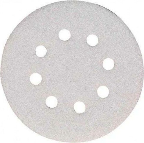 Круг шлифовальный на липучке MAKITA 125 мм 8 отв. Р 40 (уп.10шт) P-33342 P-33342