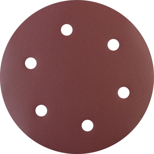 Круг шлифовальный на липучке PATRIOT VELCRO 225 мм 6 отв. P240 (10шт) 820010136