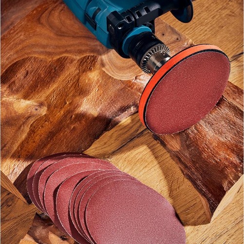 Круг шлифовальный на липучке REXANT P400 без отверстий, 125 мм, 10 шт. 91-1153 - изображение 2