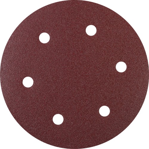 Круг шлифовальный на липучке PATRIOT VELCRO 225 мм 6 отв. P 60 (10шт) 820010132