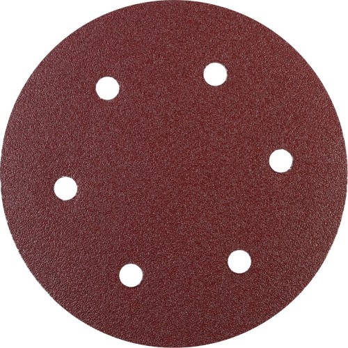 Круг шлифовальный на липучке PATRIOT VELCRO 225 мм 6 отв. P 40 (10шт)