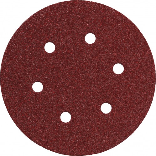 Круг шлифовальный на липучке METABO 150 мм 6 отв. Р240 professional (5шт.) 624007000