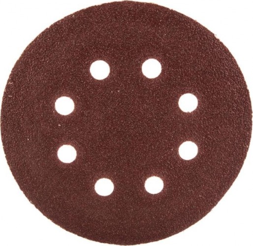 Круг шлифовальный на липучке ПРАКТИКА 125 мм P150 8 отверстий, (5шт.) 919-099 - изображение 3