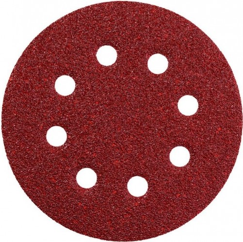 Круг шлифовальный на липучке METABO 125 мм 8 отв. Р60 professional (5шт.) 631227000