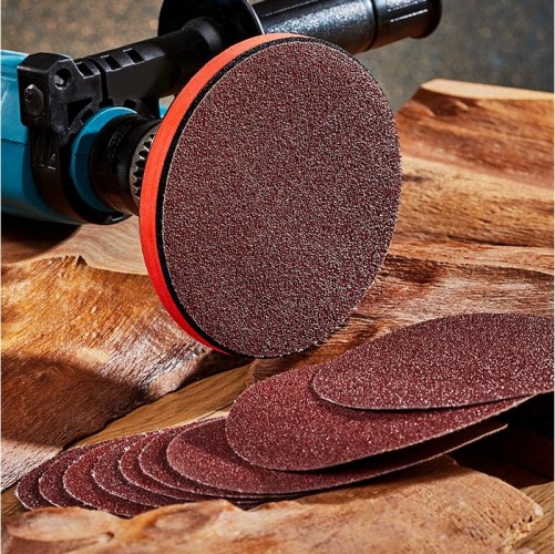 Круг шлифовальный на липучке REXANT P60 без отверстий, 125 мм, 10 шт. 91-1145 - изображение 3