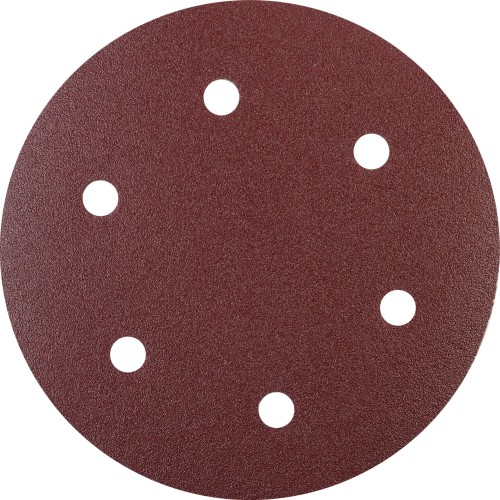 Круг шлифовальный на липучке PATRIOT VELCRO 225 мм 6 отв. P 80 (10шт) 820010133