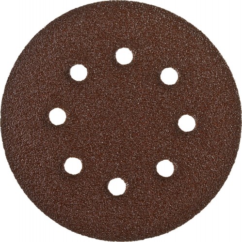 Круг шлифовальный на липучке ЗУБР СТАНДАРТ 6 отв., р40, 150мм, 5 шт 35350-150-040