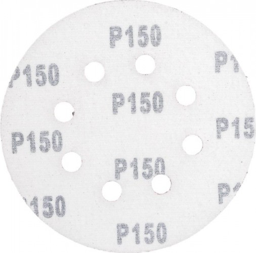Круг шлифовальный на липучке Sturm 9010-1258-150 125мм, p150, 8 отв., 5 штук. - изображение 2