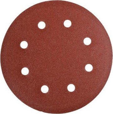 Круг шлифовальный на липучке Sturm DWS6010-9180 180 мм, P180, 8 отв. (уп.20шт.)