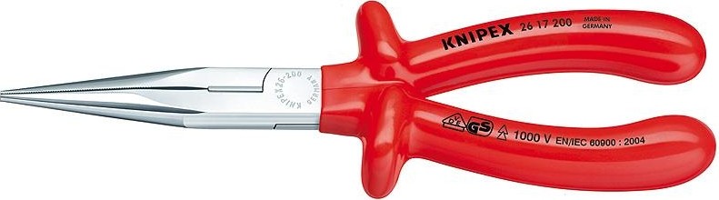 Круглогубцы диэлектрические KNIPEX 2617200 1000 V, 200 мм KN-2617200