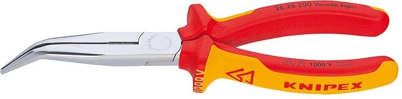 Круглогубцы диэлектрические KNIPEX 2626200 1000 V, 200 мм KN-2626200