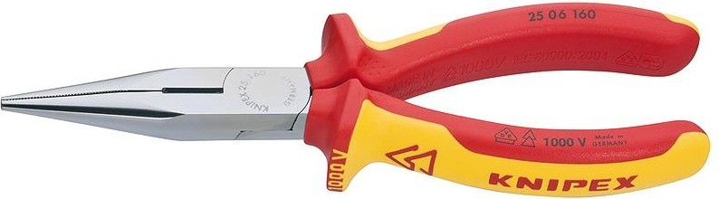 Круглогубцы диэлектрические KNIPEX 2506160 1000 V, 160 мм KN-2506160