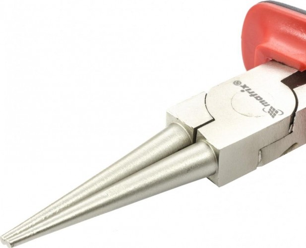 Круглогубцы MATRIX 160 мм nickel, , никелированные, двухкомпонентные р 17355 - изображение 2