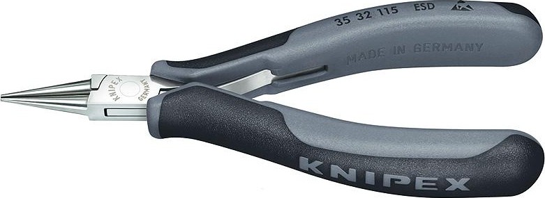 Круглогубцы прецизионные антистатические KNIPEX 3532115ESD 115 мм KN-3532115ESD