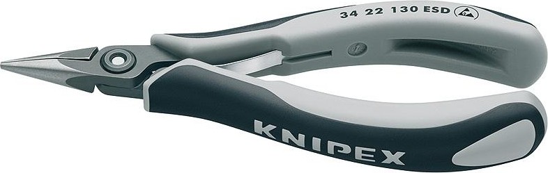 Круглогубцы прецизионные для захвата и монтажа KNIPEX 3422130ESD 130 мм KN-3422130ESD