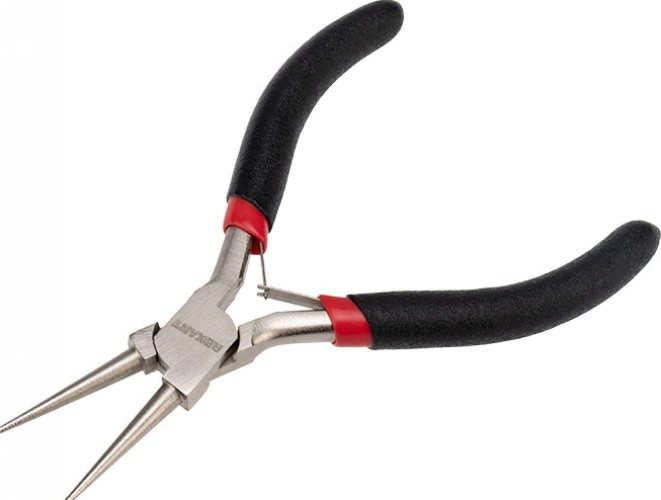 Круглогубцы REXANT Мини 120 мм авторазжим, обливные рукоятки 12-4606