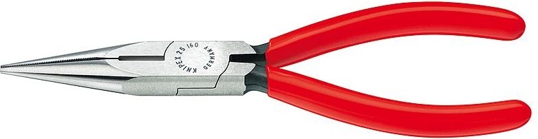 Круглогубцы с плоскими губками и режущими кромками KNIPEX 2501160 160 мм KN-2501160