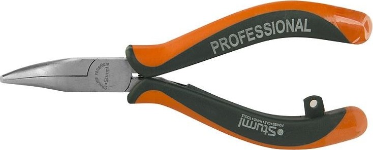 Круглогубцы Sturm 1030-05-4-125 изогнутые, 2-х комп. рукоятки, пружин. механизм 12 - изображение 2