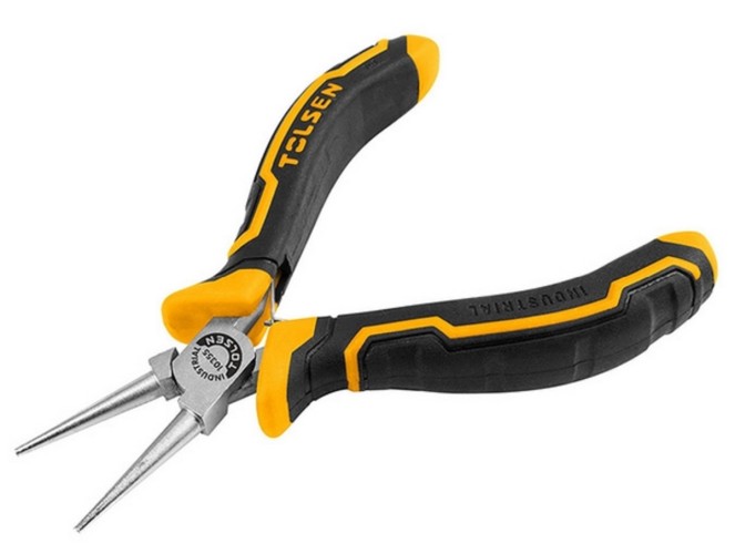 Круглогубцы TOLSEN TT10355 "GRIPro" 115 мм, мини TT10355