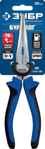 Круглогубцы ЗУБР ПРОФЕССИОНАЛ БУЛЬДОГ 200 мм эксцентриковое расположение шарнира 2201-3-20 - изображение 4