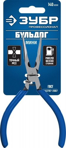 Круглогубцы ЗУБР ПРОФЕССИОНАЛ БУЛЬДОГ Мини 140 мм хромоникелевая сталь 22175-3-14_z01 - изображение 5