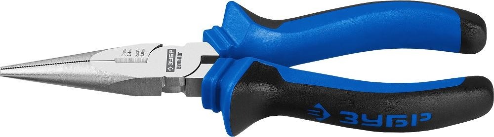 Круглогубцы ЗУБР ПРОФЕССИОНАЛ БУЛЬДОГ 160 мм эксцентриковое расположение шарнира  2201-3-16_z02
